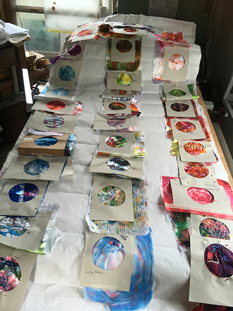working out placement of circular jewels
