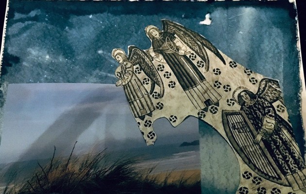 collage with angels