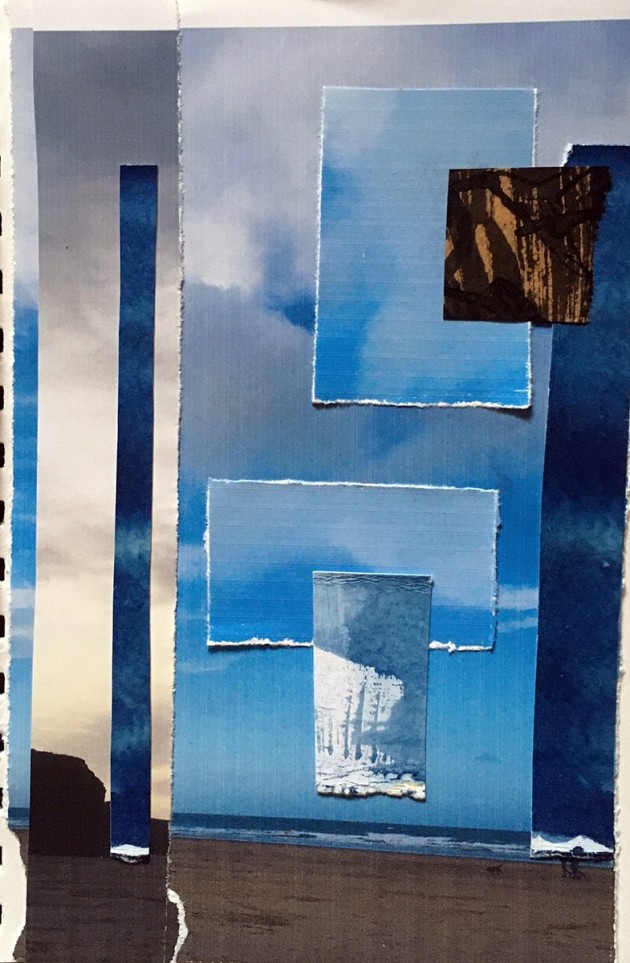 Collage of skyscapes