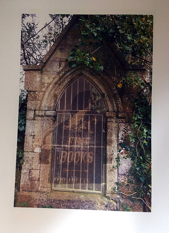 collage of stone icon space with hare behind the grill.